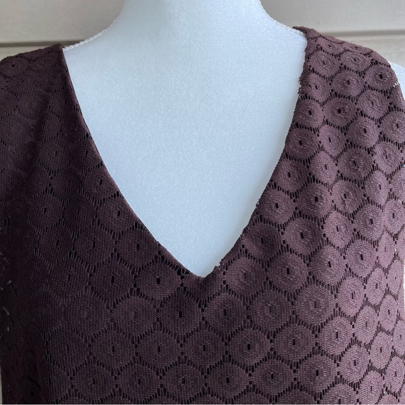 •Espresso• Sleeveless Lace Swing Dress - Size 1X - Picture 3 of 7